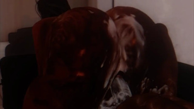 SECOND LIFE - EBONY RIDES BBC AND GETS FILLED