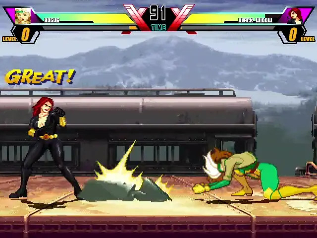 Rogue VS Black Widow