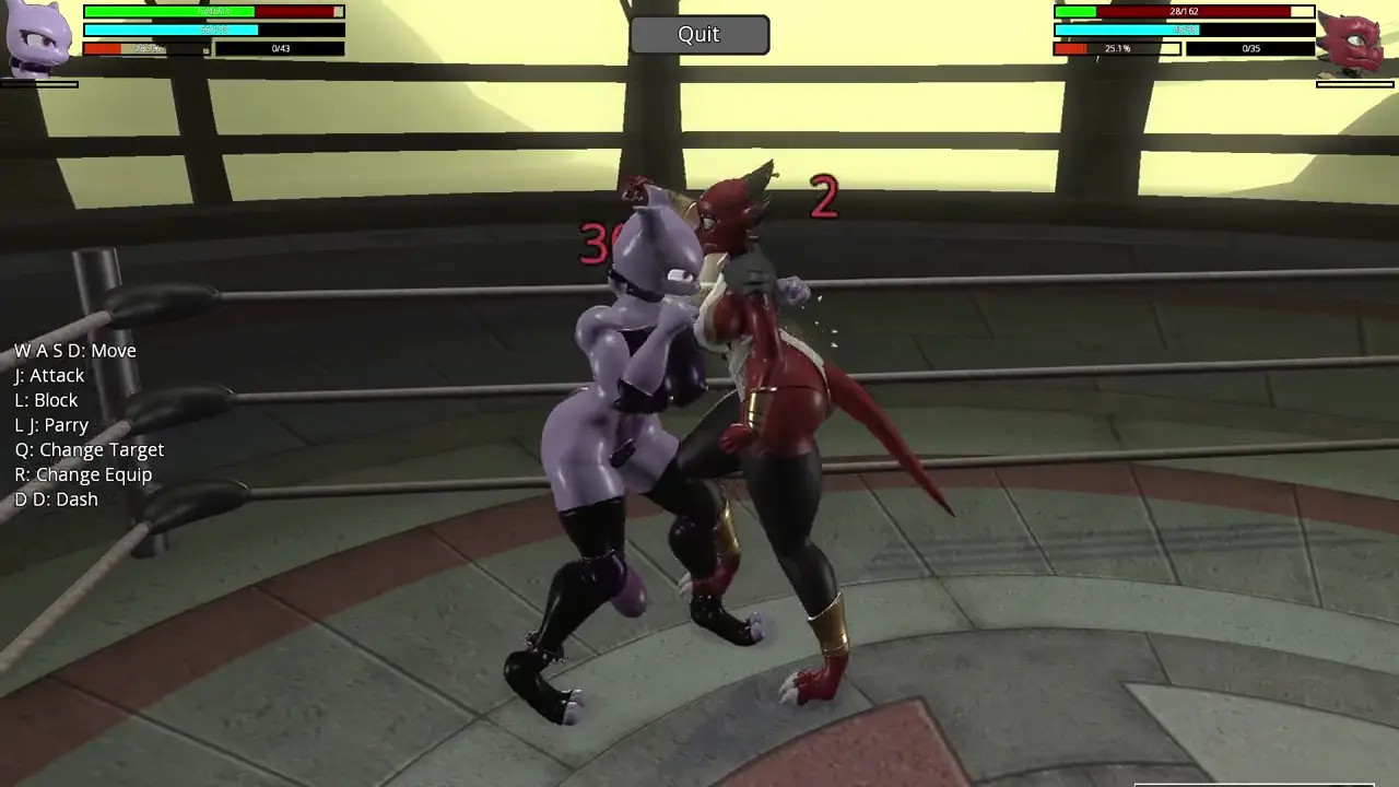 HR2 Furry: Kobold vs MewTwo