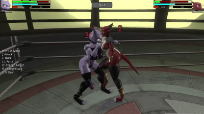 HR2 Furry: Kobold vs MewTwo