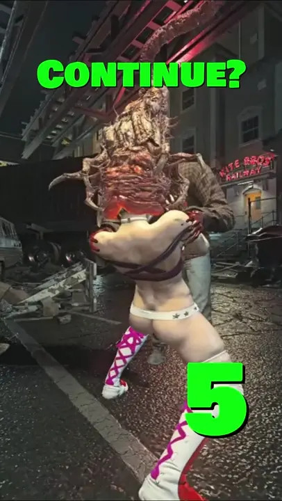 Re3 Ryona GAME OVER - Jill vs Parasite