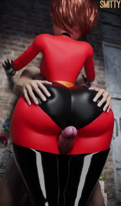 Elastic Girl Thighfucked