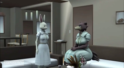 Juno and Haru Have Lesbian Sex [Beastars]