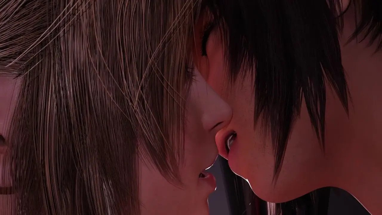 Aerith X Yuffie [Teehee3D]
