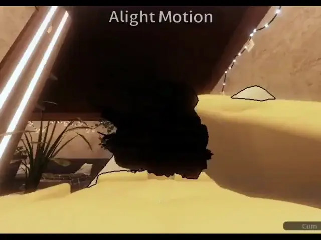 This poor silly kitten think my sperms is food LOL