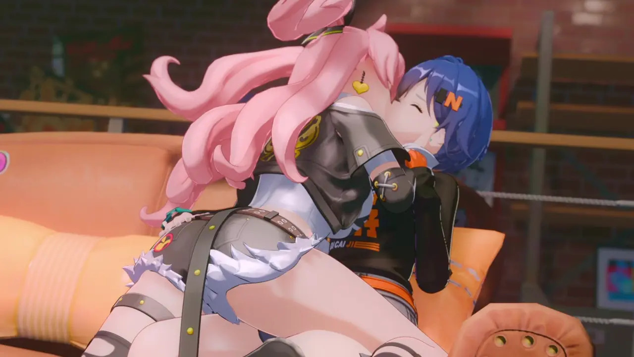 kiss from Nicole and Belle [Infected_Heart]