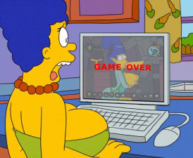Marge Game Over