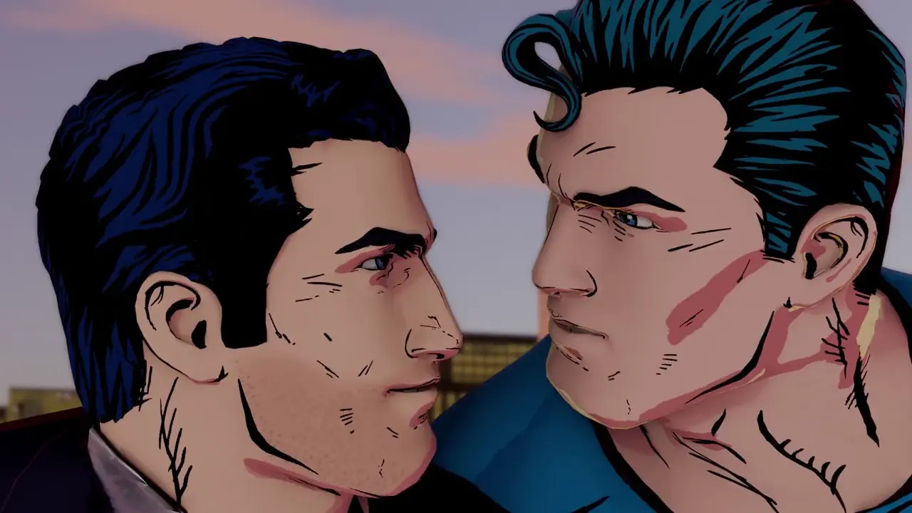 Justice League: Superman and Batman In Love