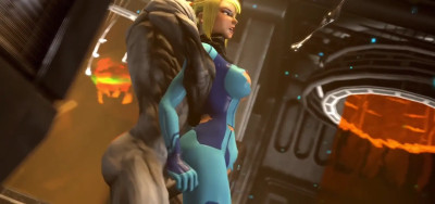 Samus Aran fucked by alien