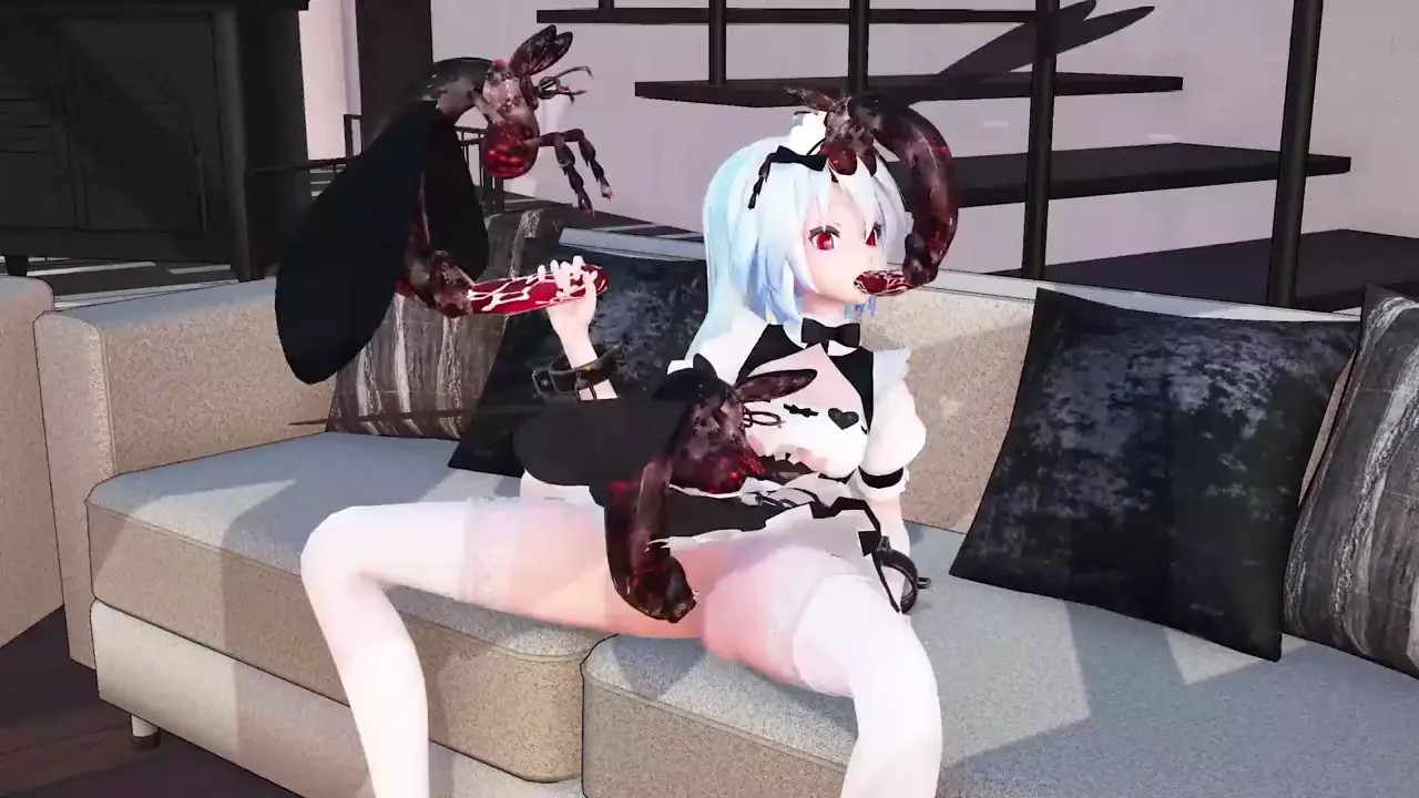 Maid Hatsune Miku and Insects