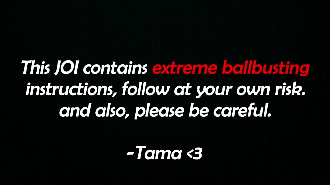 "Sensei, Can we bully your balls?" | JOI | (Femdom, Extreme CBT, Ballbusting)