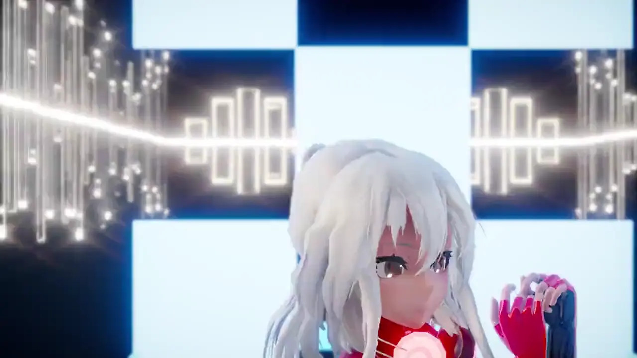 Chocolate Cream Haku and Miku Dance Dark Stage 1080p 60fps [Shark100 / SHK100]