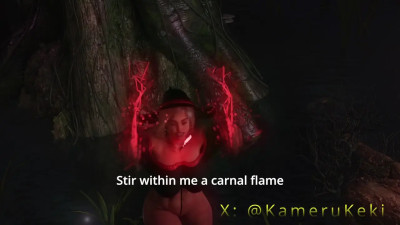 Tiana the Witch vs Futa Demon