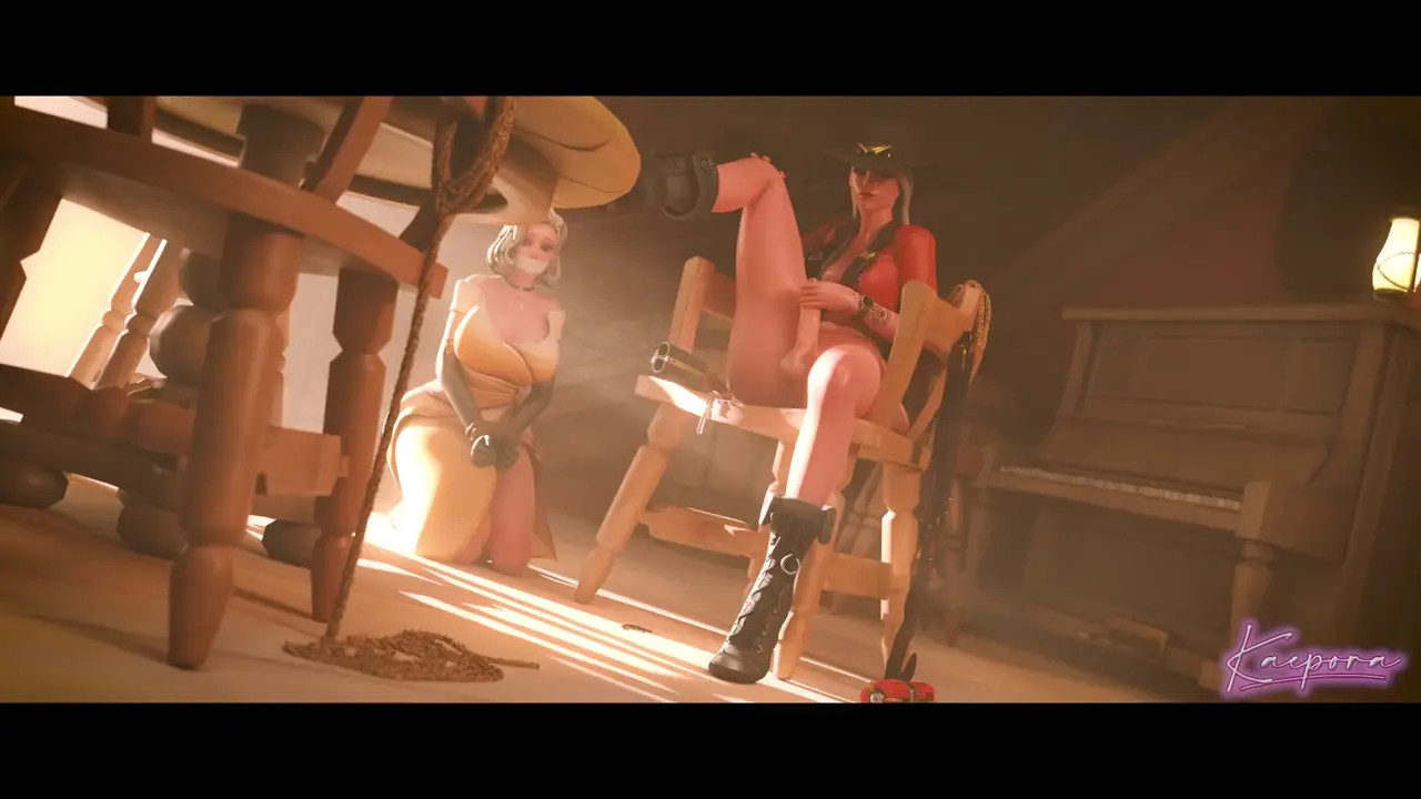 Ashe masturbates