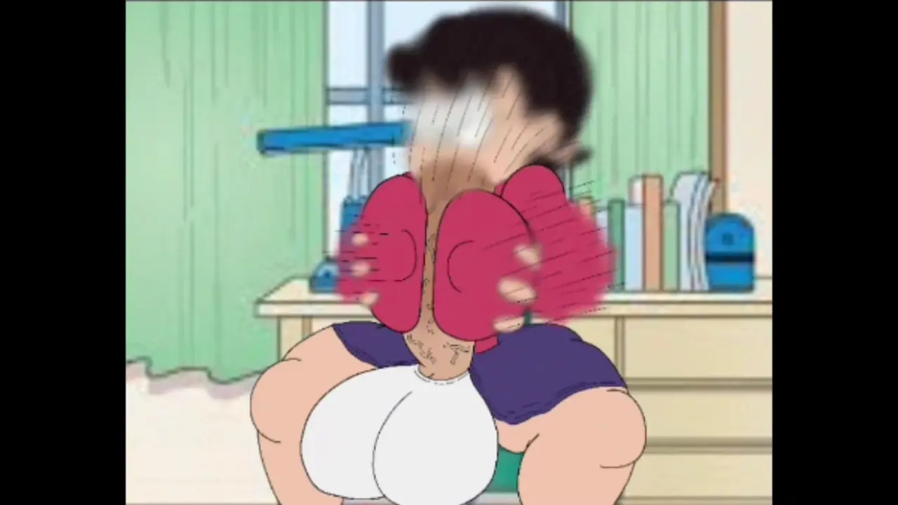 Tamako sucking her own penis