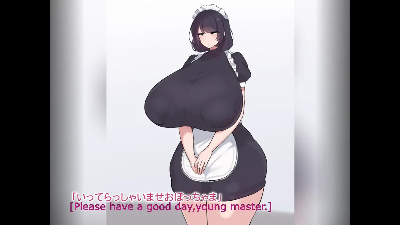 (Drops!)Until the busty maid who is easily influenced becomes pregnant. Motion animat