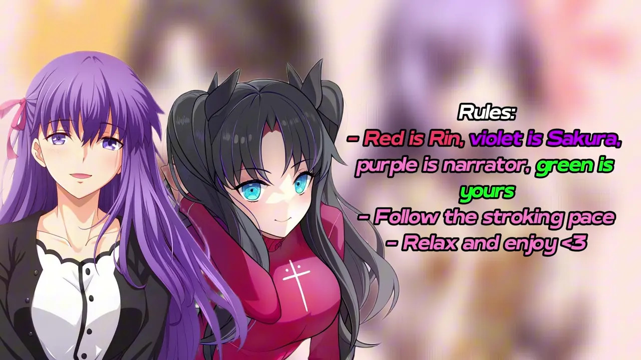 Sakura or Rin: who has better pussy for your cock? (Sex JOI)