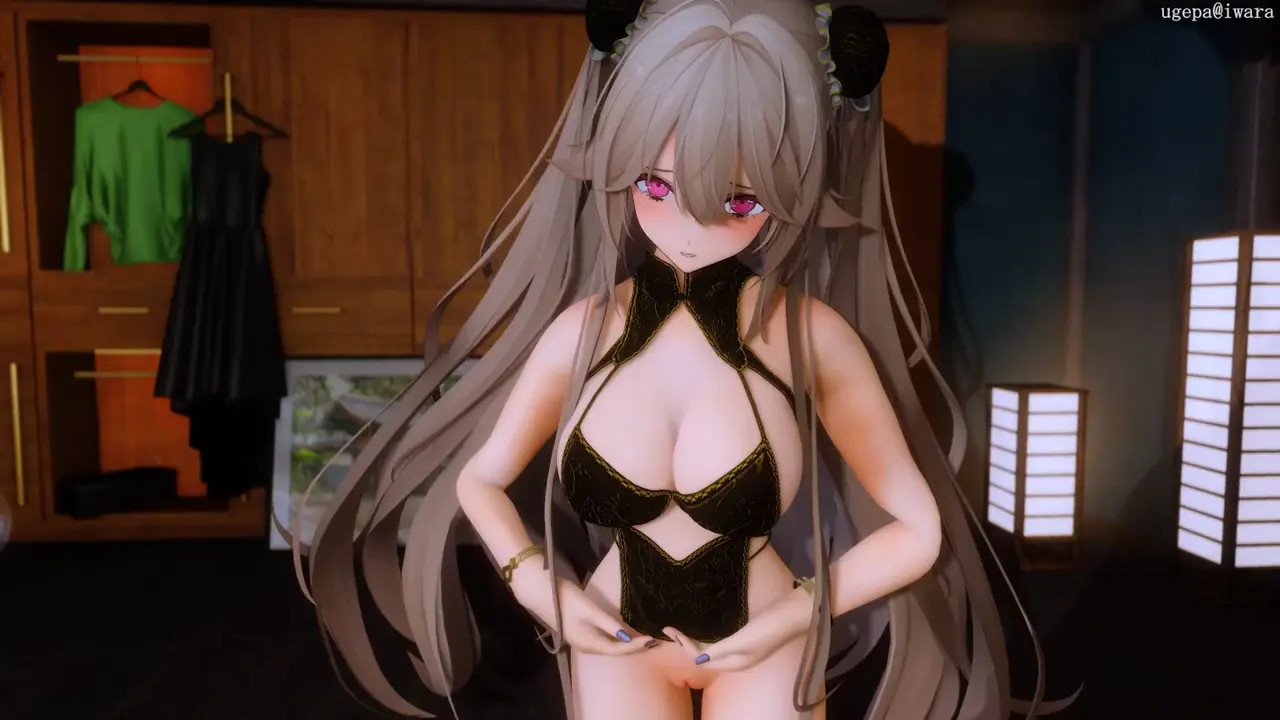 【SEX】Anchorage Azur Lane China Dress Cunnilingus and Sex