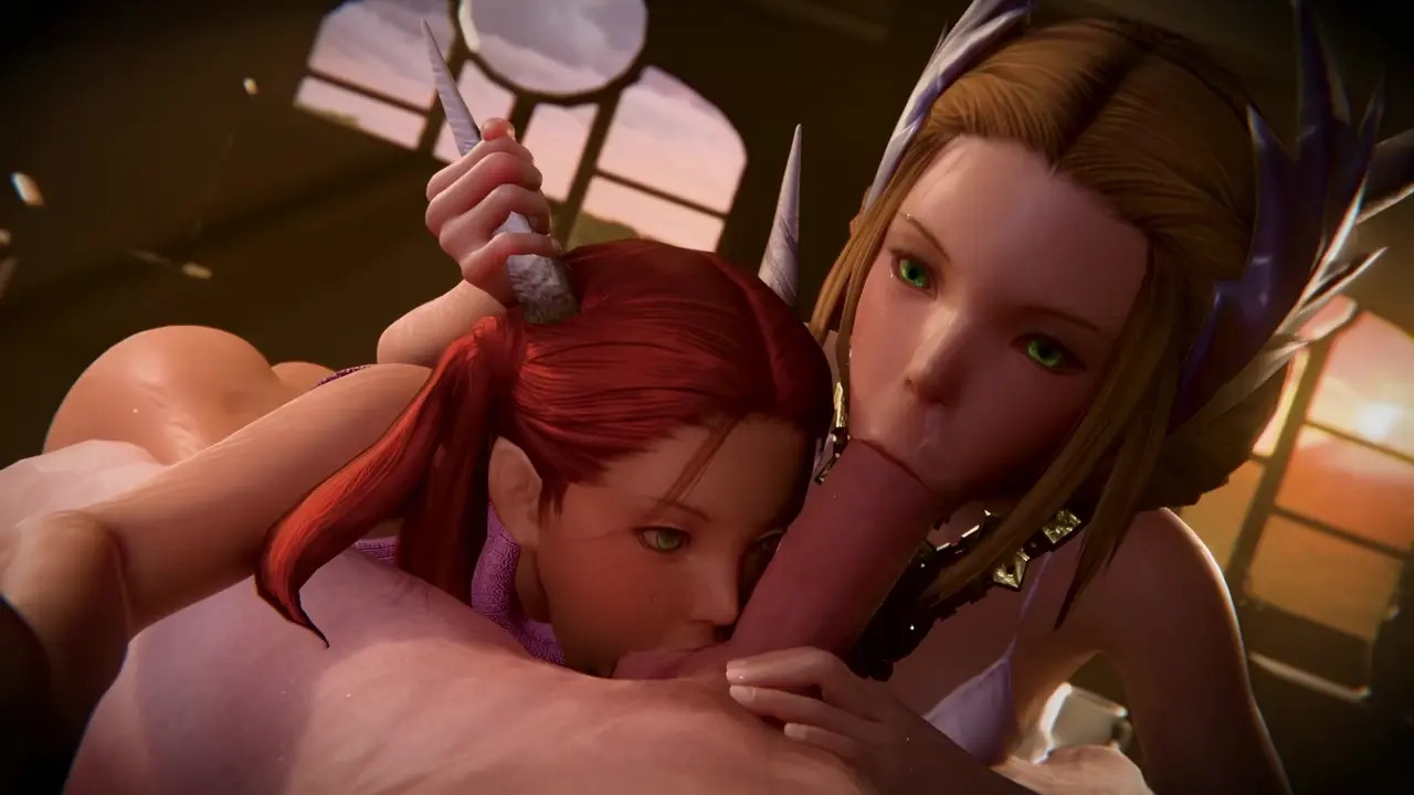 Kan-E-Senna & Raya-O-Senna Blowjob