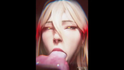 Power woship feral cock