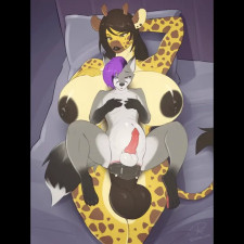 Giraffe futa fuck a wolf