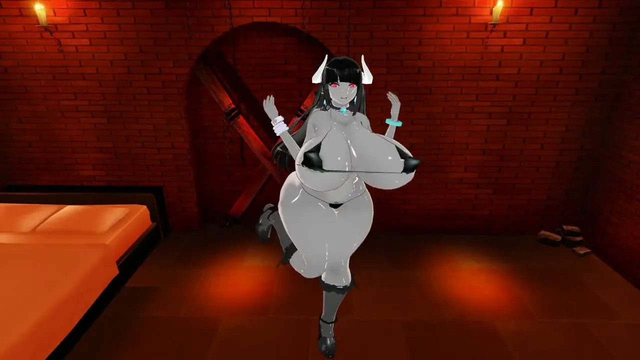 A demoness sings that your cum won't last