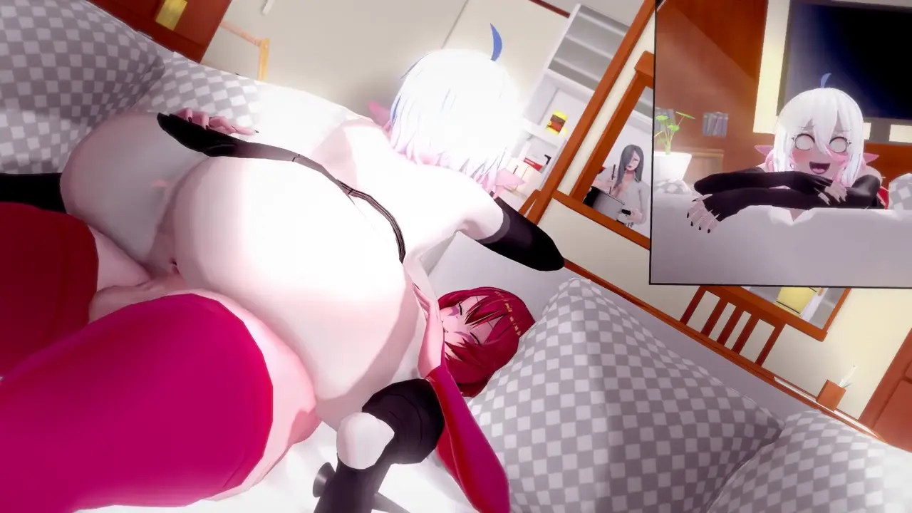 Xayah filling Briar's pussy