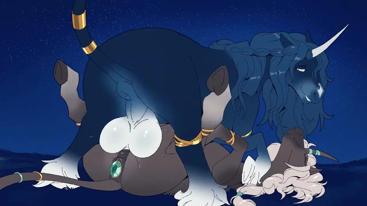 Mythological horse mating