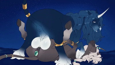 Mythological horse mating