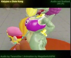 Kalypso x Dixie Kong Futanari (Donkey Kong Country)