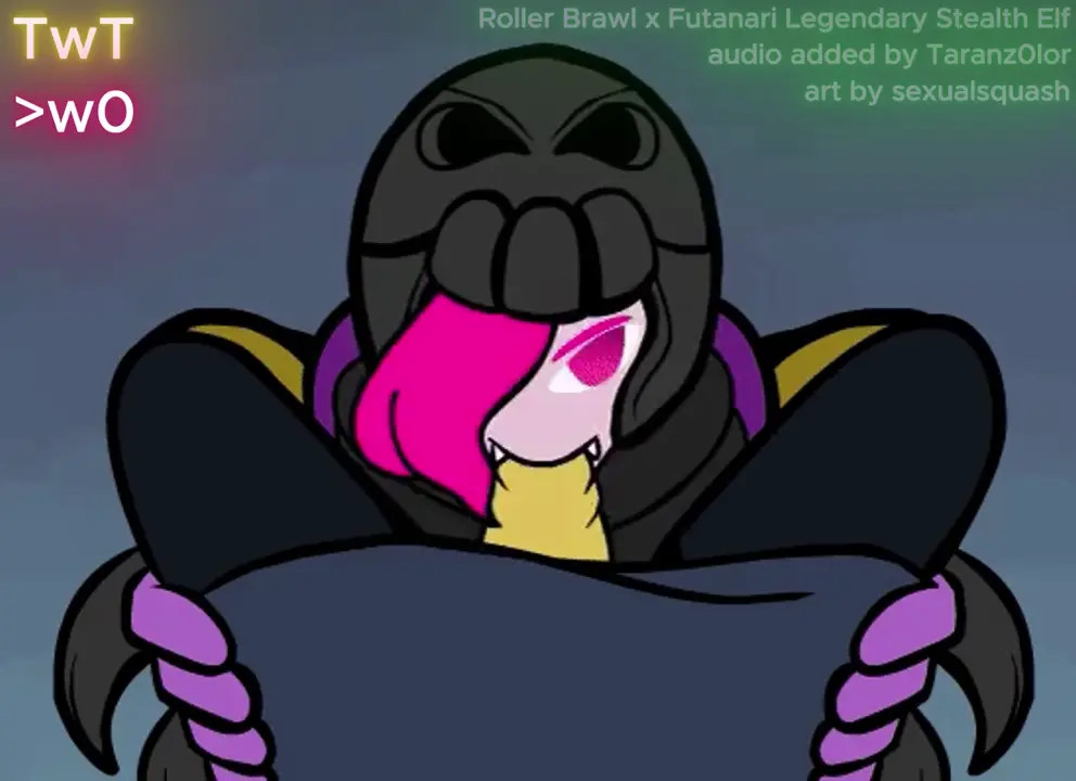 Roller Brawl sucks Futa Legendary Stealth Elf (Skylanders)