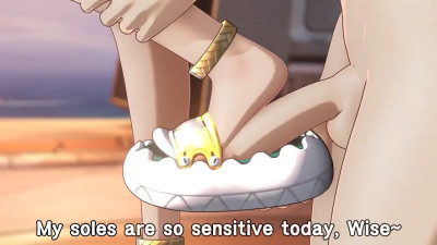 (DUBBED) Belle's Sandal Onahole
