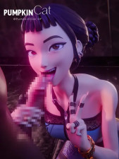 Zoey in the concert bathrooms