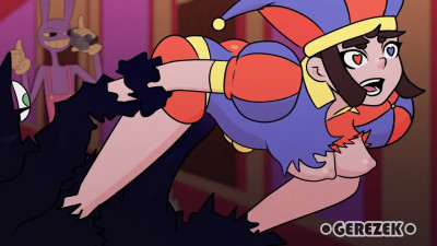 Pomni gets absofuckinglutely *Gloinked* by an abstracted Kaufmo [Gerezek]