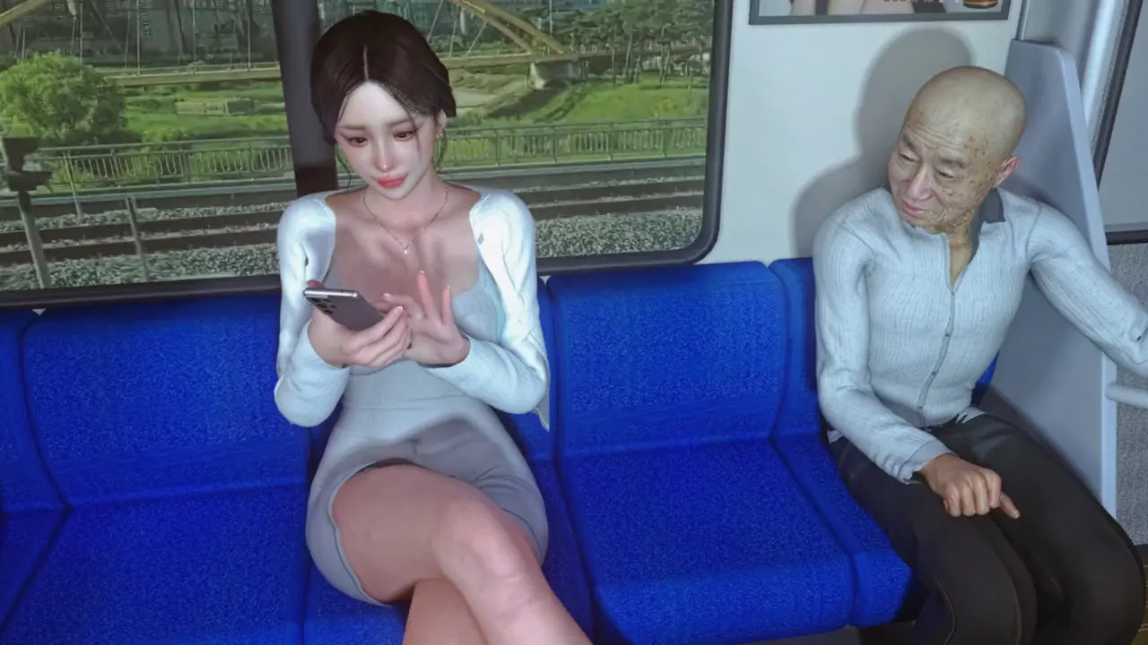 The girl I saw on the subway 4K