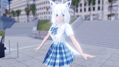 [4kmmd]Fubuki Okayu Drop pop candy