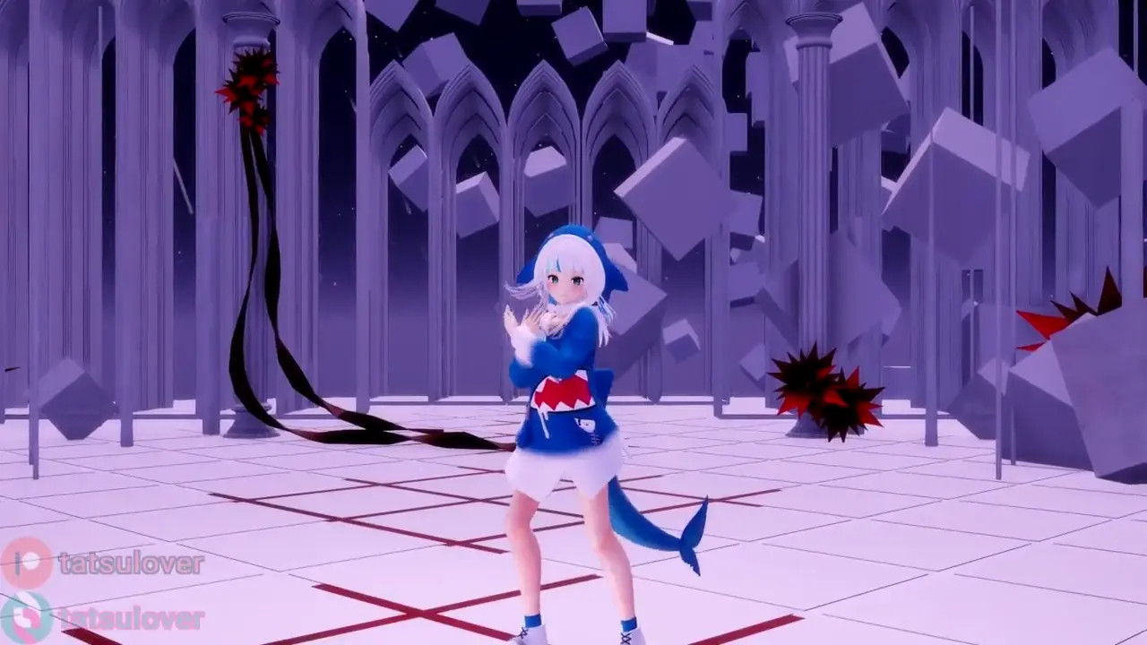 【R-18 MMD】 AOA - Heart Attack - Gawr Gura