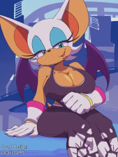 Rouge the Bat Titty Drop [TwistedGrim][calicoalMS]