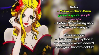 Black Maria from One Piece decided to check your anal hole (Femdom JOI)