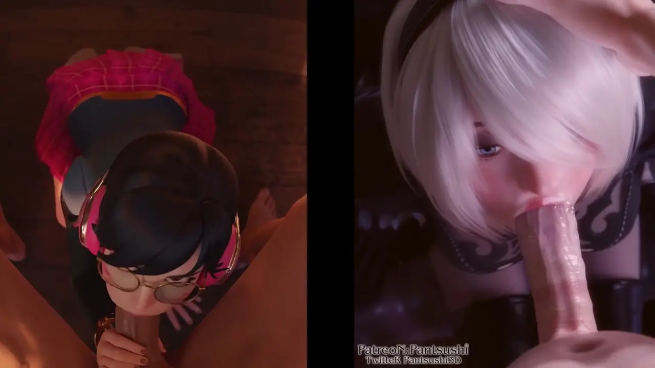 2B D.va and Mercy sex & blowjob