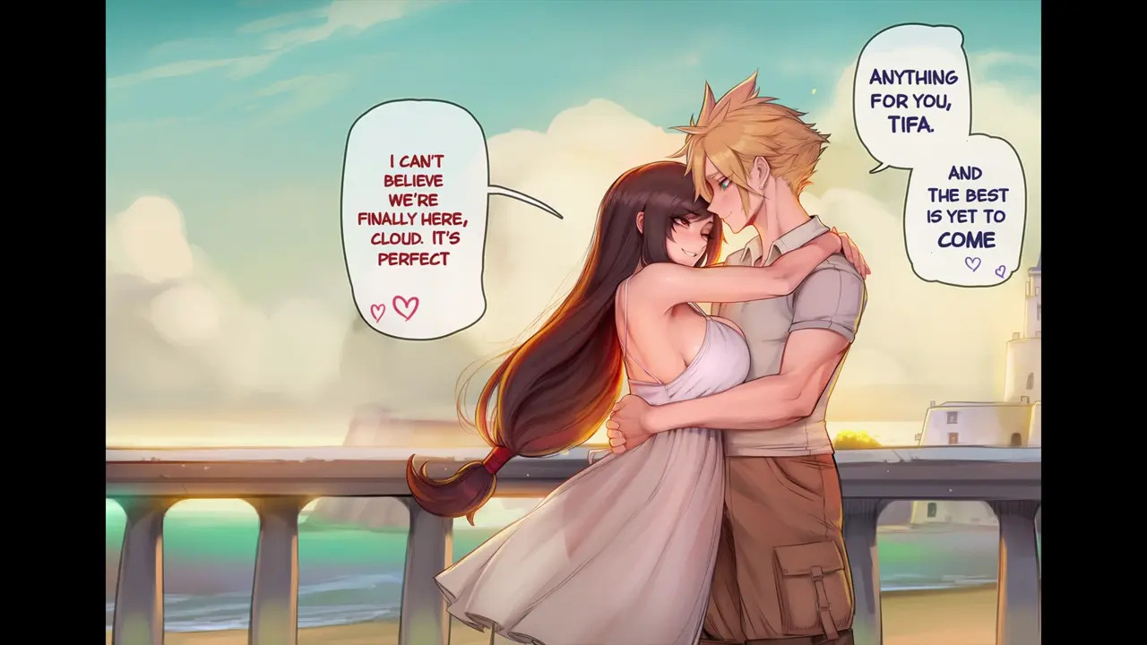 Tifa & Cloud - A Honeymoon Gift (Comic)