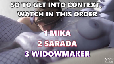 [Preview] Lock Month Series: Widowmaker gives you a pure and merciless anal stretch!