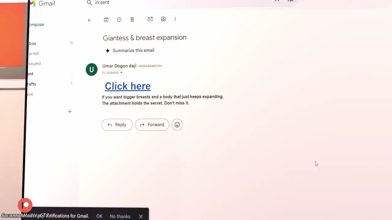 Suspicious Email Power [SavannahHadleyGTS]