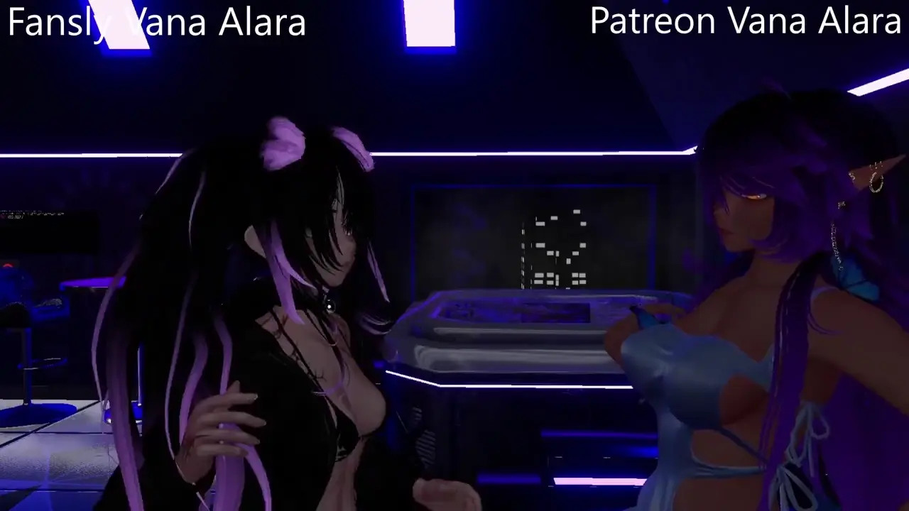 2 Futas from the bar take you home to use your throat