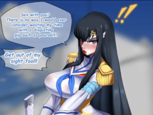 COMIC DUB-Satsuki Kiryuin Gets Put In Her Place