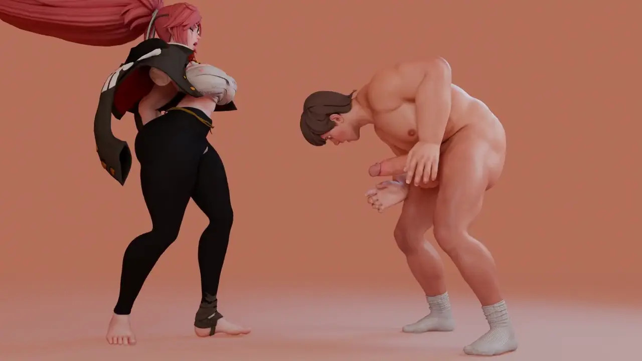 Girl Kicking Huge Balls [Sakurana]