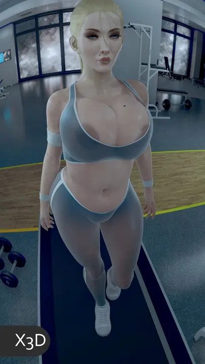 Samus' Treadmill Workout [B] [Gym Clothes]