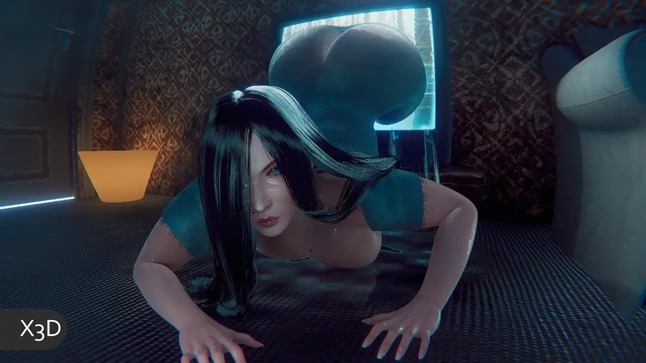 Sadako Yamamura Ass Wiggle [Clothed][4K]