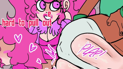 Andrew pounds Femboy Veronica while Veronica watches