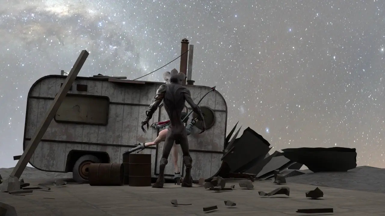 Jane doe anal with alien! (zzz)